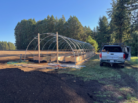 20' high tunnel kit manufactured in Salem OR
